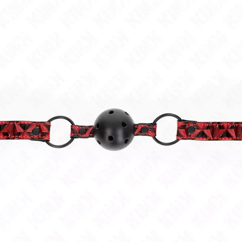 Кляп-шар KINK COLLAR & GAG Модель 2 4,5 см Photo 4