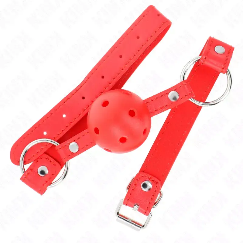 KINK COLLAR & GAG KINK 4 см дышащий кляп-шар Photo 2