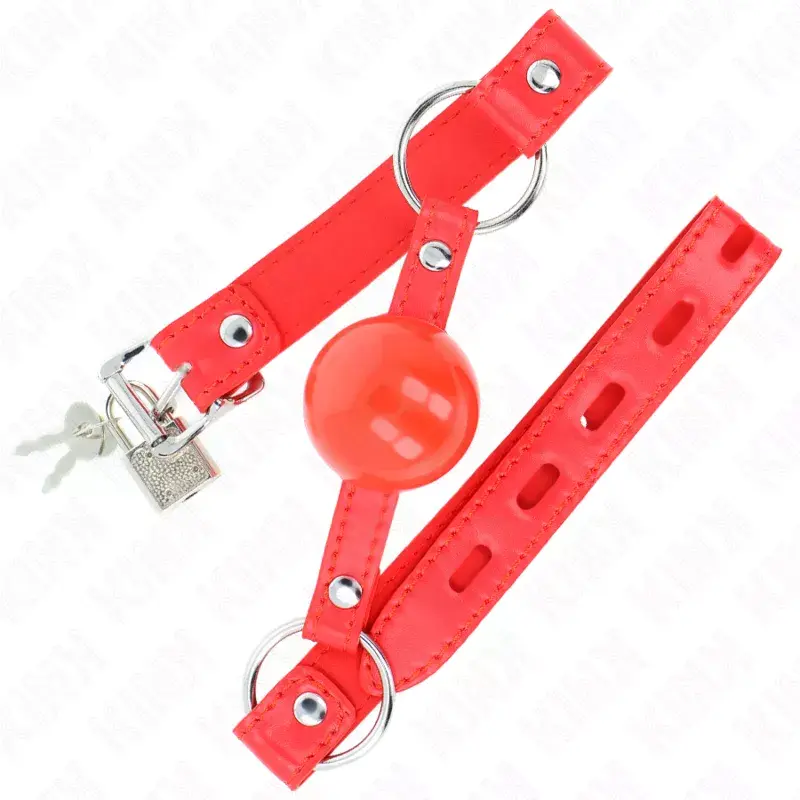 Кляп KINK COLLAR & GAG D-240863 TPE шар 4 см Photo 2