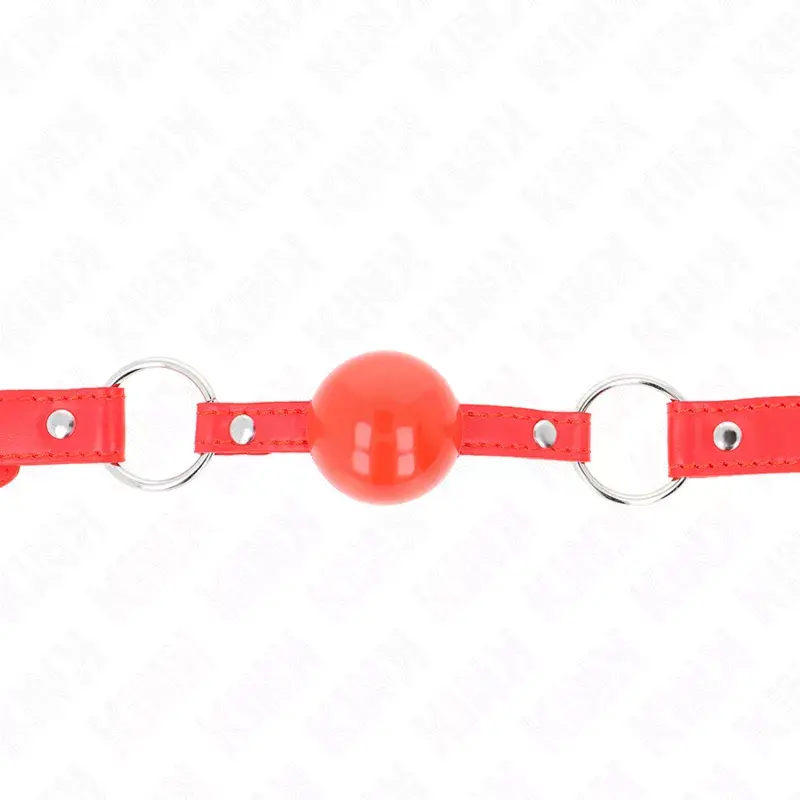 Кляп KINK COLLAR & GAG D-240863 TPE шар 4 см Photo 3