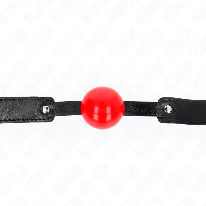 Кляп KINK SOFT TPE шар 4 см Модель 1 регул. Photo 4