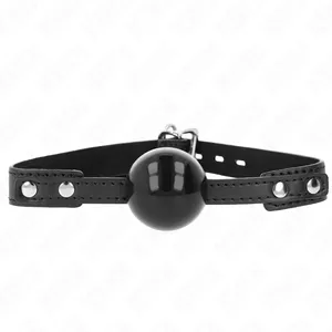 Кляп KINK Soft TPE шар 4 см Модель 3 регулируемый 37–52 см от KINK COLLAR & GAG