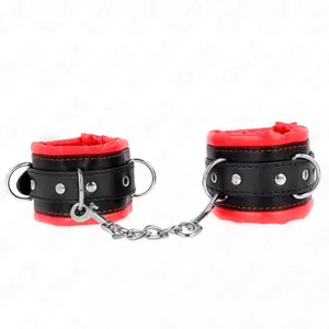 Наручники KINK Искусственный мех Красный 20-30 см x 6 см