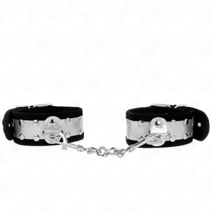 Наручники KINK Кожа Черный/Серебристый 30 x 4 см