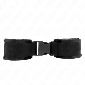 Наручники KINK Нейлон Красно-Черные Модель 1 Регулируемые 25-35 см x 6 см