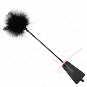 Feather Tickle Toy by KINK IMPACT & TOUCH, model D-240747 — 49 cm, pink ribbon bow