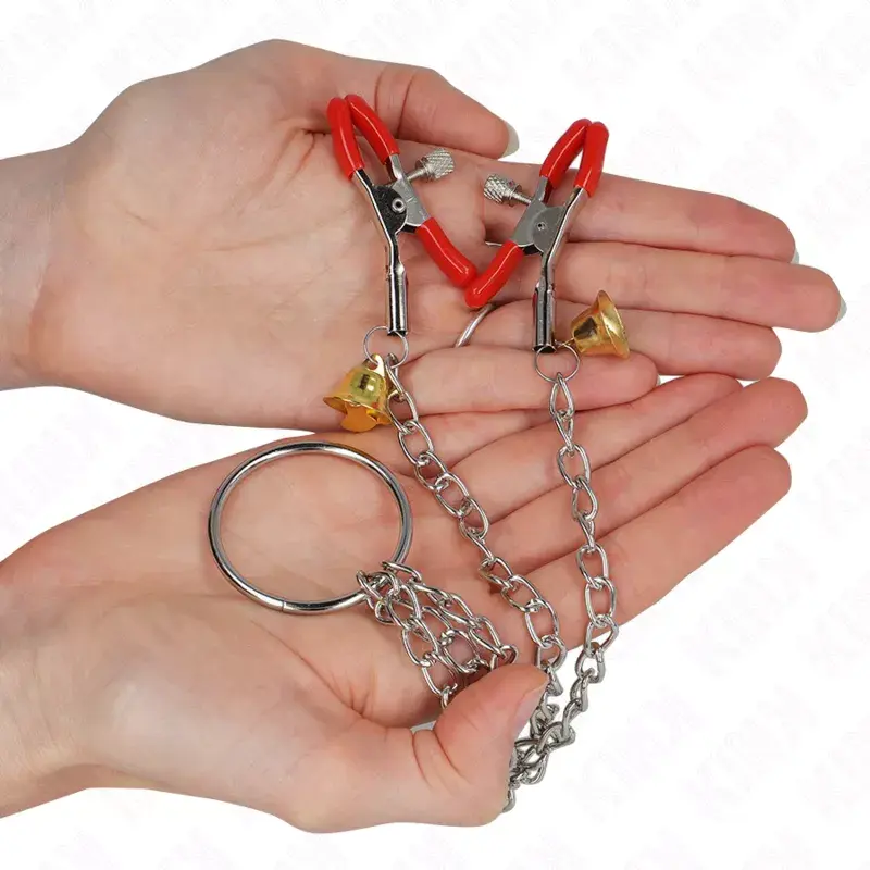 Зажимы для сосков и клитора KINK NIPPLE GRIP BELL Photo 2