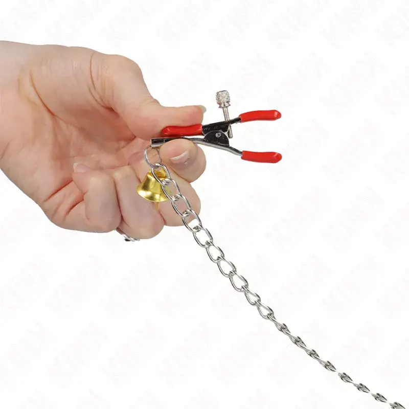Зажимы для сосков и клитора KINK NIPPLE GRIP BELL Photo 3