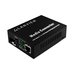 Lanview LVN-MED-SFP+-10GB-X network media converter 10GBASE-LR Multi-mode SFP+ Black Metal