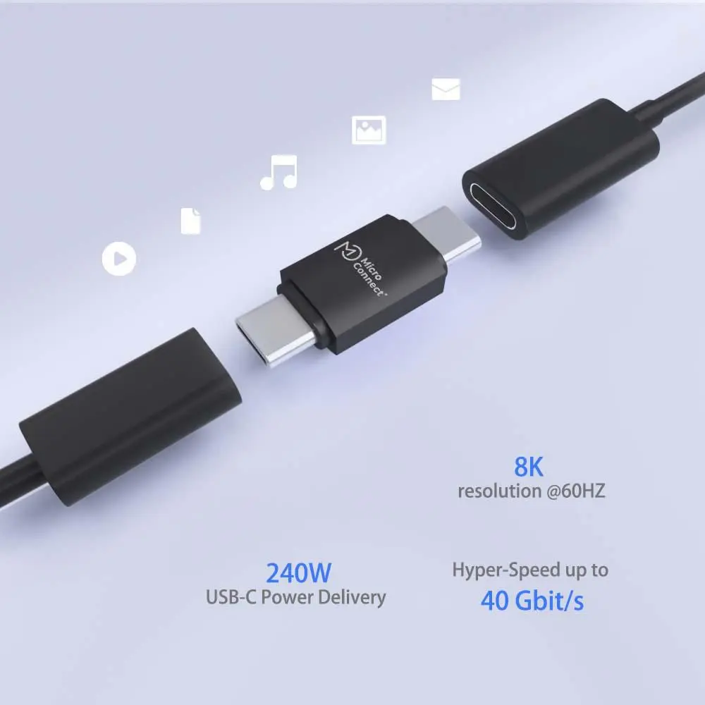 MicroConnect USB4-CC-240W USB Cable Photo 2