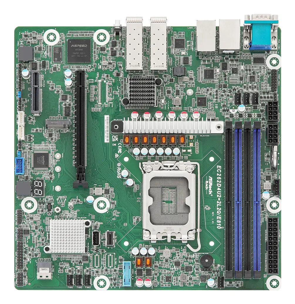 Pamatplate ASROCK EC262D4U2-2L2Q/E810 Intel C262 LGA