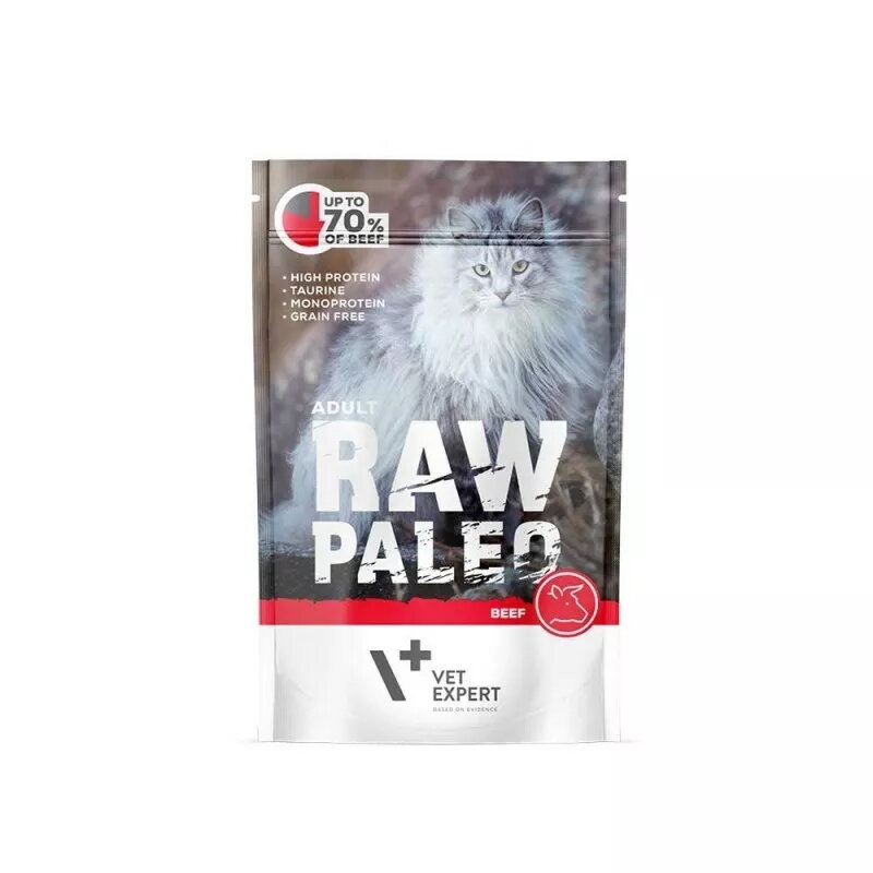 Mitrs kaķu barība VETEXPERT RAW PALEO