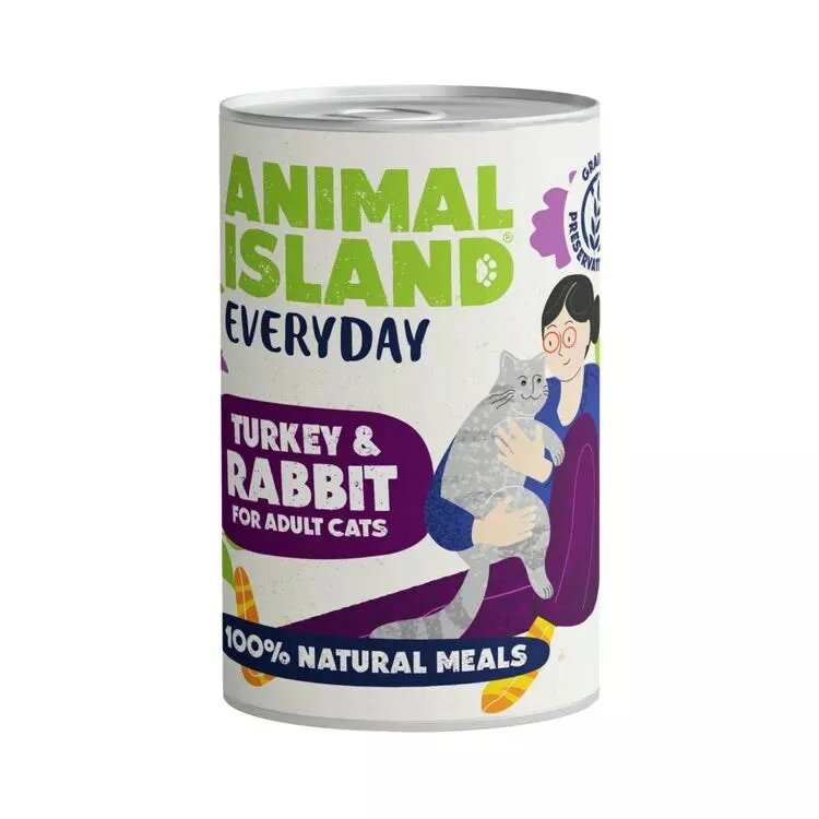 Mitrā kaķu barība animal island Everyday
