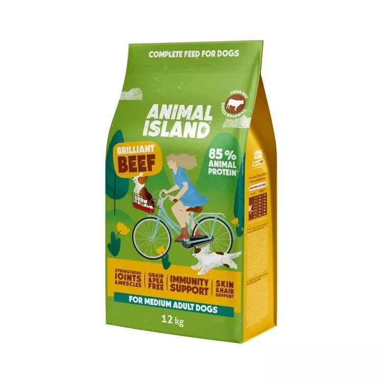 Sausais suņu barība animal island Brilliant
