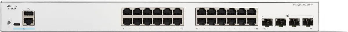 Cisco Catalyst C1200-24T-4G-RF pārvaldāms L2/L3 tīkla