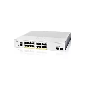Network switch Cisco Catalyst C1300-16P-2G — 16x Gigabit Ethernet, 16x PoE+ ports, 2x 1/10G uplink-ready