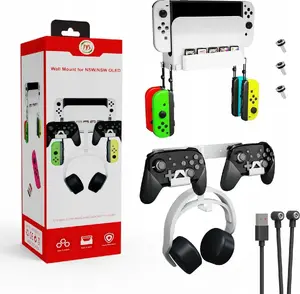 Wall mount holder JYS NS252 for Nintendo Switch, Switch OLED and Switch Lite