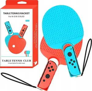 Galda tenisa rakete JYS JYS-S081 priekš Nintendo Switch OLED — komplekts ar 2, saderīgs ar Joy-Con