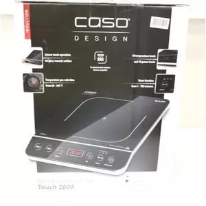 SALE OUT. Caso Touch 2000 Hob, Induction, Width 29 cm, 1 cooking zone, Touch control, Black | Caso | Hob | Touch 2000 | Induction | Number of burners/cooking zones 1 | Touch | Timer | Black | DAMAGED PACKAGING