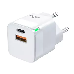 Sienas lādētājs Jellico C40 Mini PD 20W QC 3.0 USB-C 3A — kompakts PD lādētājs