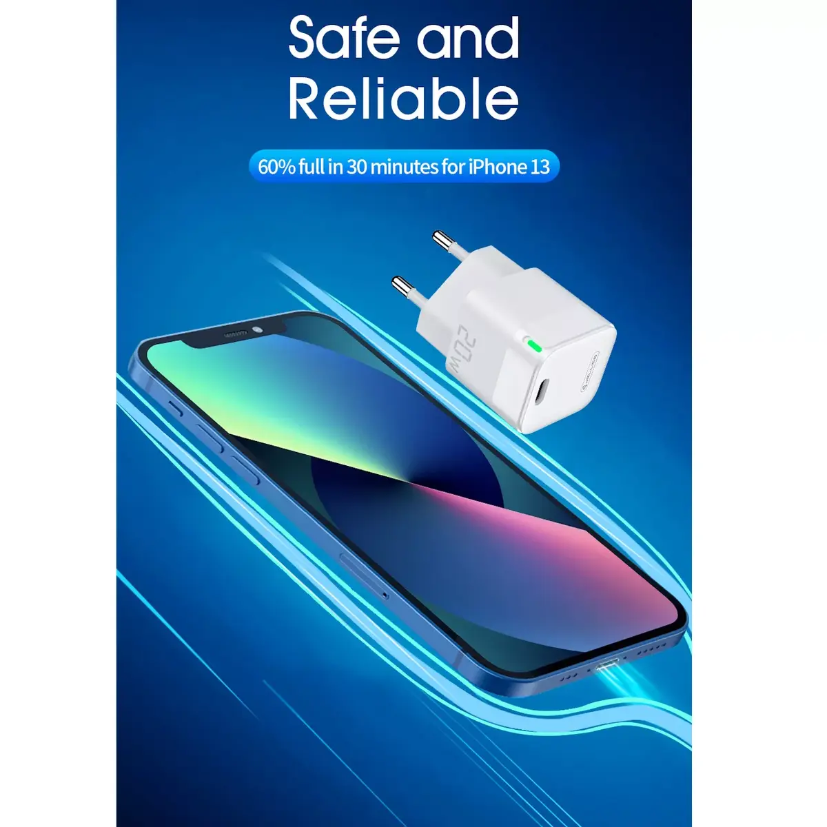 Jellico C40 Mini PD 20W QC 3.0 USB-C 3A зарядное Photo 5