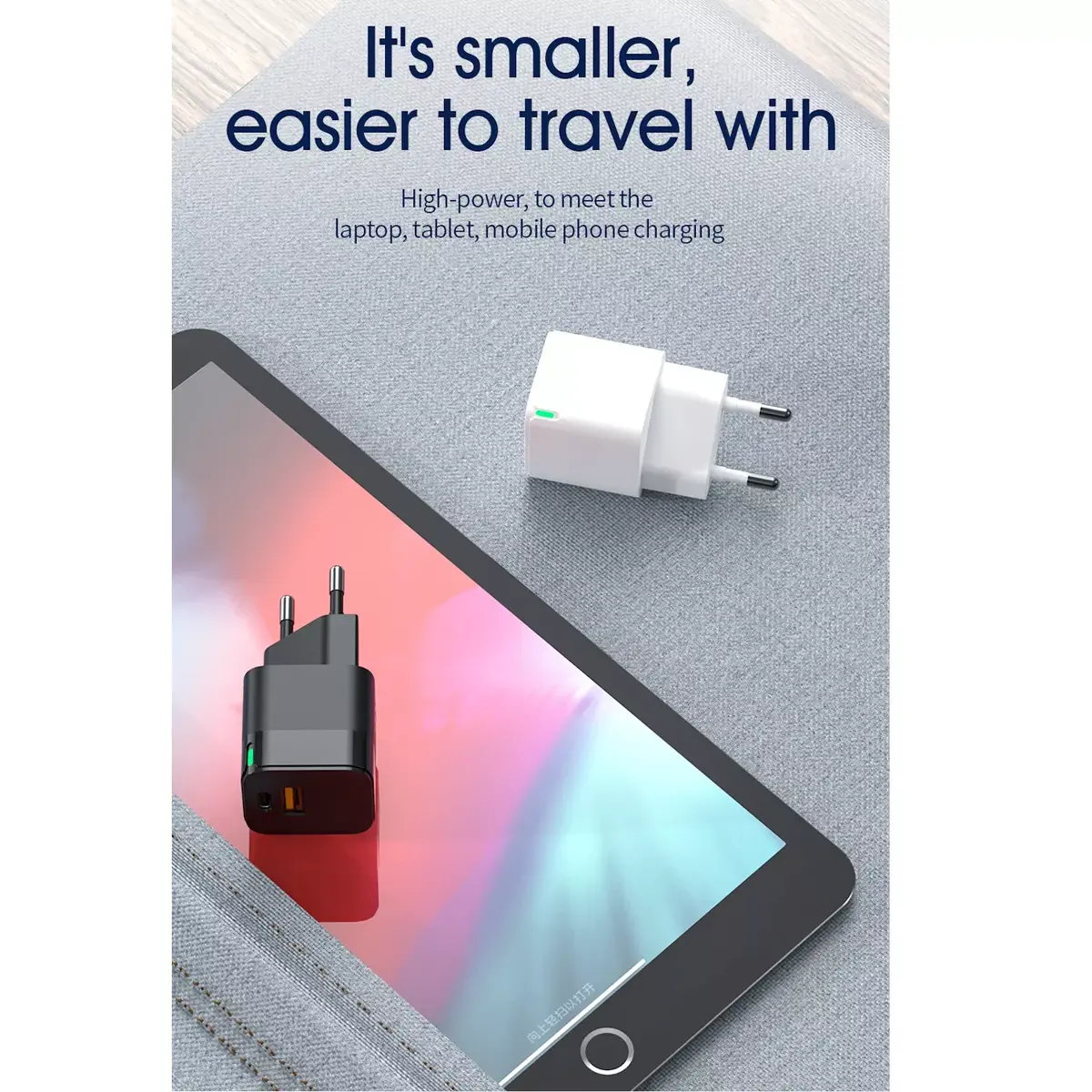 Jellico C40 Mini PD 20W QC 3.0 USB-C 3A зарядное Photo 9