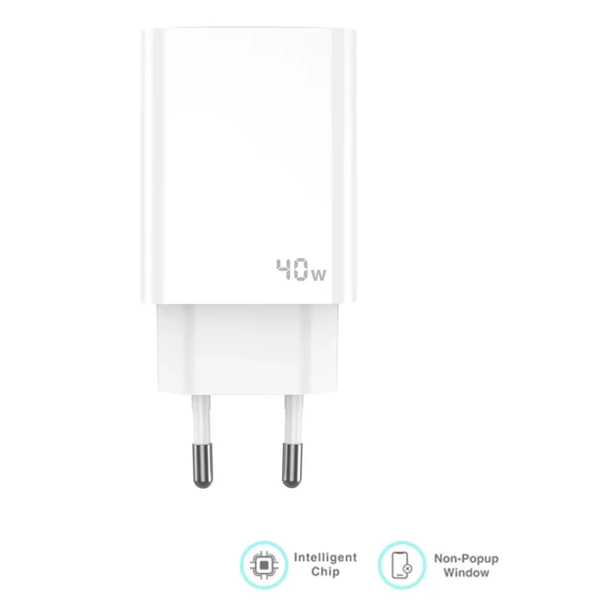 Зарядное Jellico EU19 GaN 40W PD 2x USB‑C Photo 2