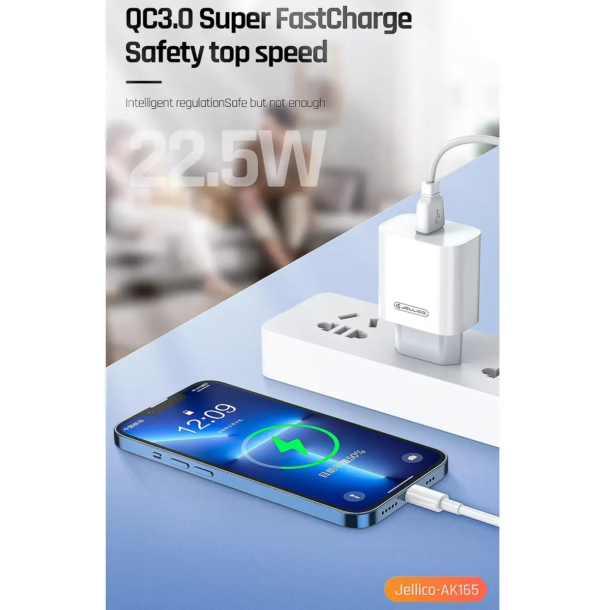 Charger Jellico AK-165 USB 22.5W QC 3.0 Photo 5