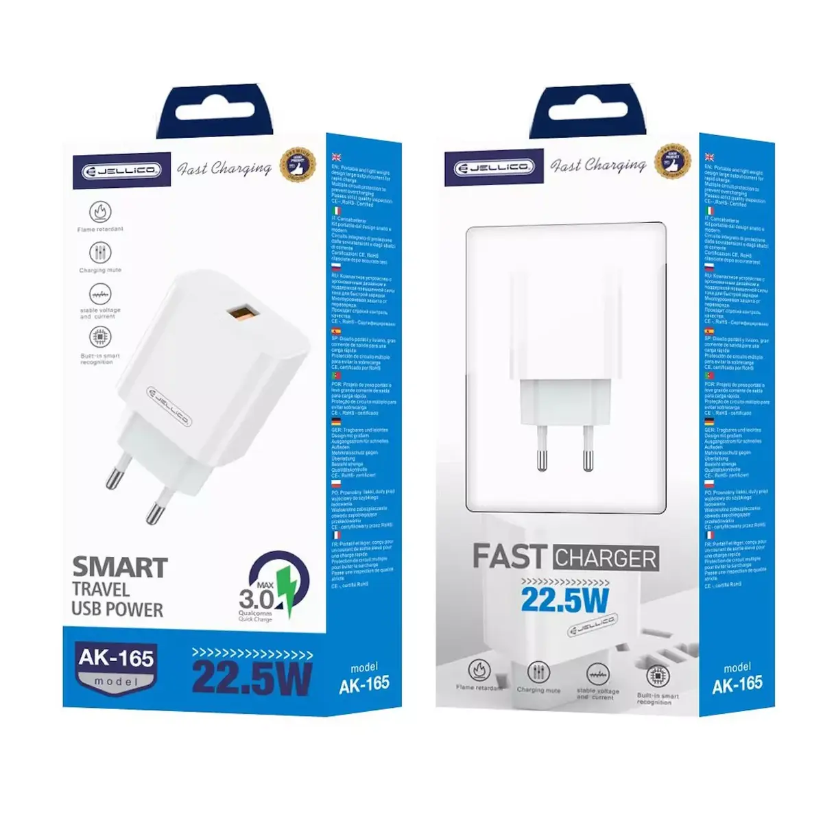 Charger Jellico AK-165 USB 22.5W QC 3.0 Photo 8