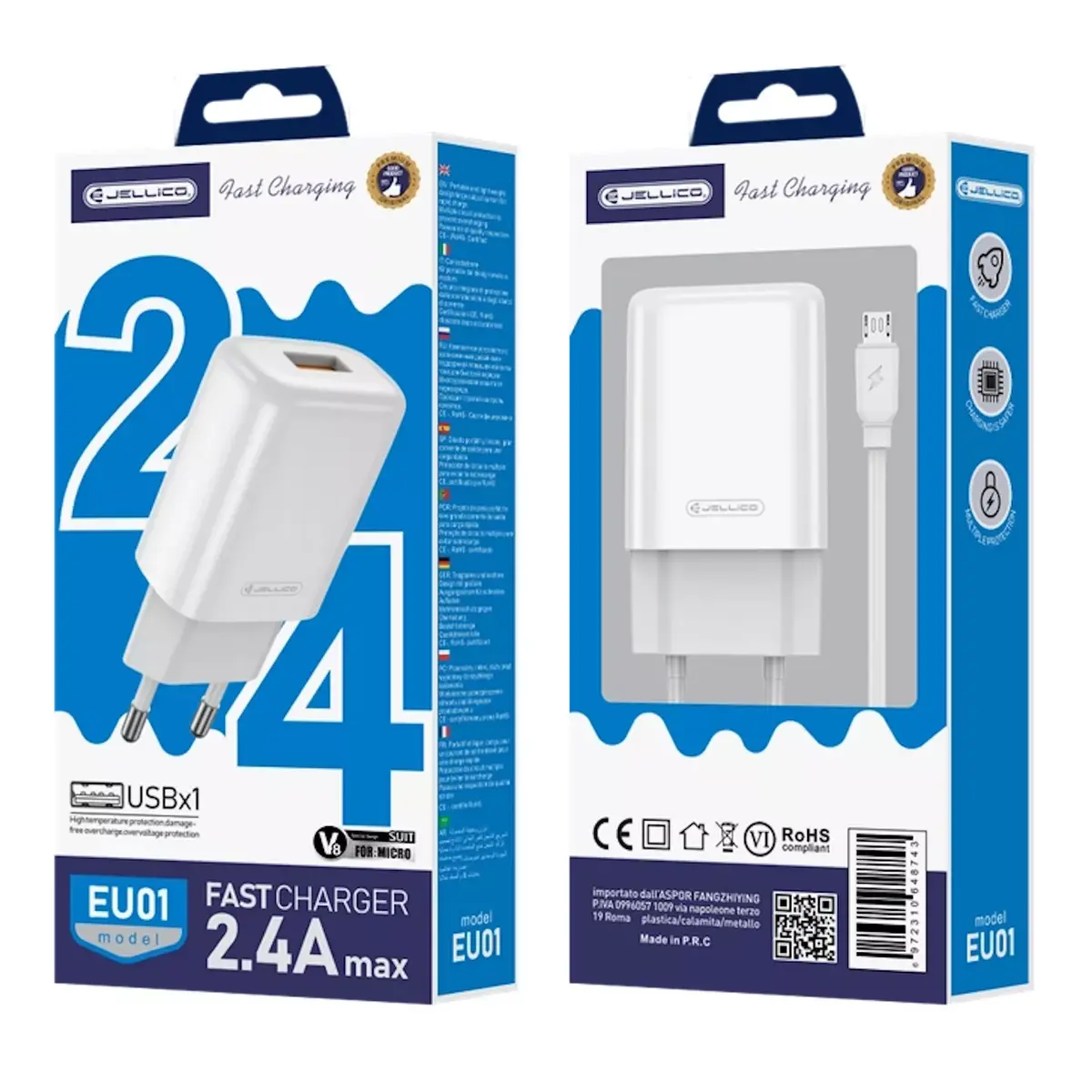 Jellico EU01 USB Charger 12W Photo 10