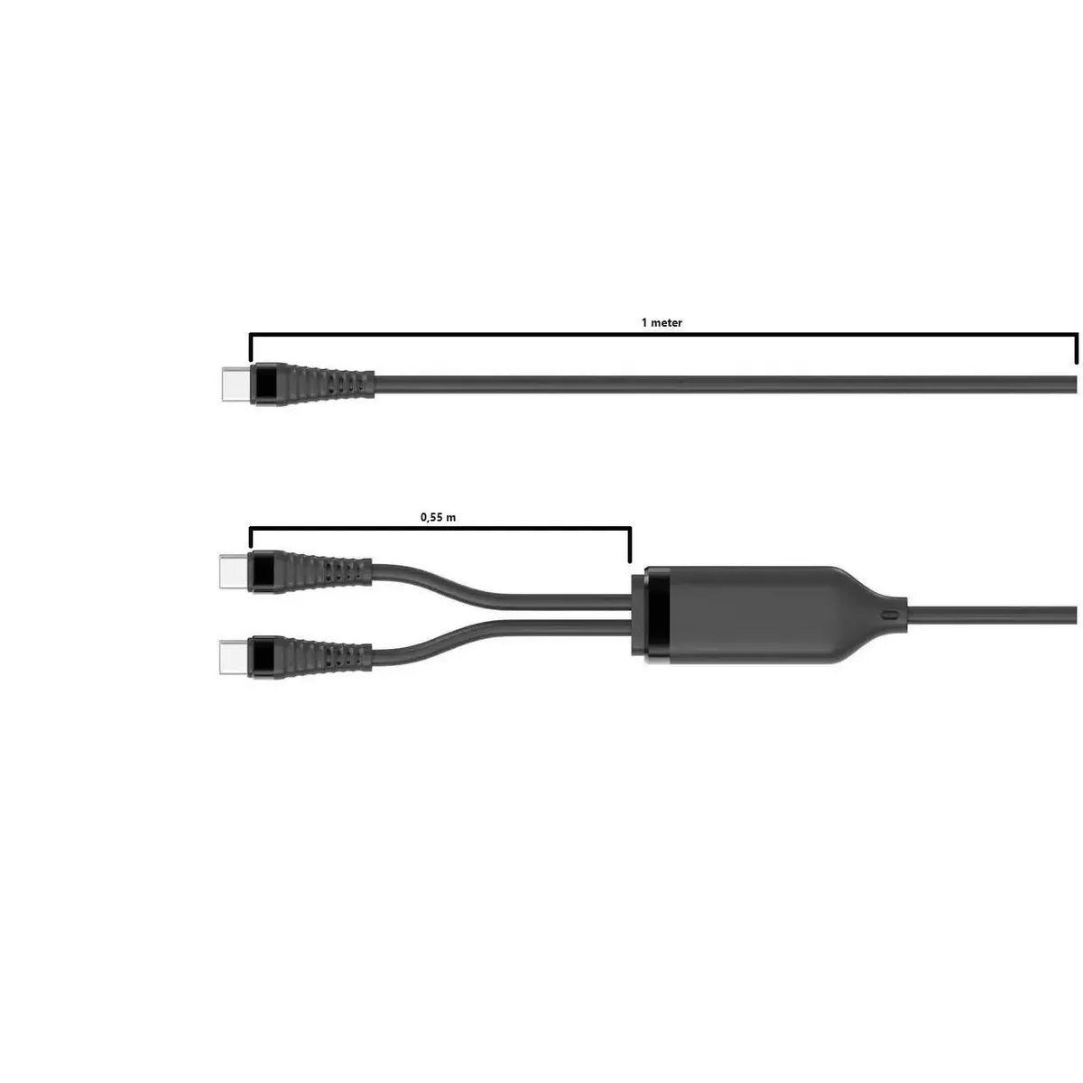USB cable Microconnect MC-2XUSBC-100W Photo 2