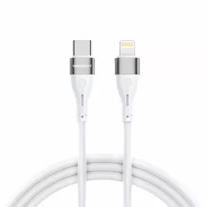 Kabelis Wozinsky Lightning / USB-C PD 27W 1 m — WSTCL1, balts