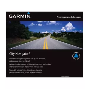 microSD/SD card road map GARMIN City Navigator — detailed maps for selected European countries, car navigation, turn-by-turn routing