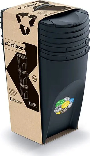 Trash bin Prosperplast IKBW35S3-S411 3×35 L Photo 2