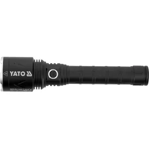 Фонарь YATO YT-085601, корпус из алюминия, аккумулятор Li-Ion, защита IPX4, 276×64×64 мм, 0.382 кг