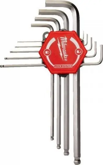 MILWAUKEE HEX WRENCH SET 9pcs., 4932478621