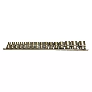 Набор головок Silver 16 шт. шлицевые 12‑гранные 1/2" привод серебристые