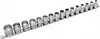 Silver 16pcs spline sockets 12-point 1/2" Photo 2