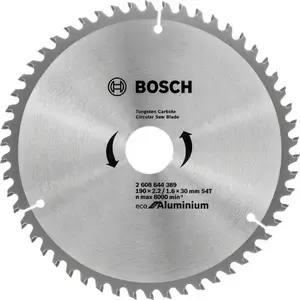 Bosch 2 608 644 389 circular saw blade 19 cm bore size 3 cm for aluminium and metal
