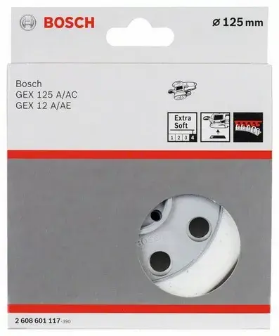 Шлифовальный pad Bosch 2 608 601 117 125×125 мм Photo 2