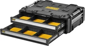 Tool box DeWalt DWST08520-1 metal-plastic, black and yellow