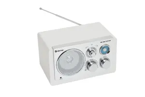 Denver TR-63W Analog Radio White AM FM 15W