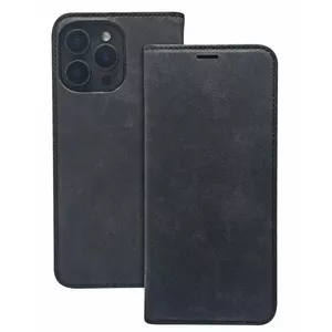 Чехол Smart Suede iLike для Samsung Galaxy A55 5G — черный, мягкий замшевый защитный