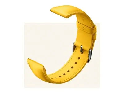 Xiaomi viedpulksteņa siksniņa ādas dzeltena saderīga