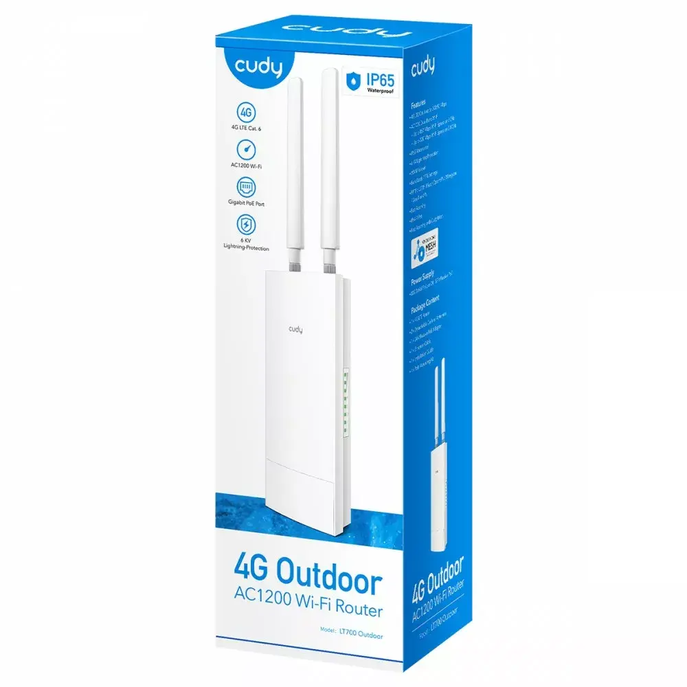 Cudy LT700 Dual-band 4G LTE maršrutētājs Photo 4