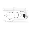 Bathtub AMUE AMO-1684 LEFT 170x85 cm Photo 10
