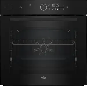 Beko BCBIS17400KSBS Elektriskā cepeškrāsns Vidēja 72 L Melna Skārienjūtīga vadība A+ Tvaika gatavošana Pašlaīrīšanās Konvekcija Grils Picas funkcija