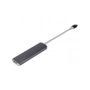USB grafikas adapteris LMP USB-C Combo Melns Alumīnijs