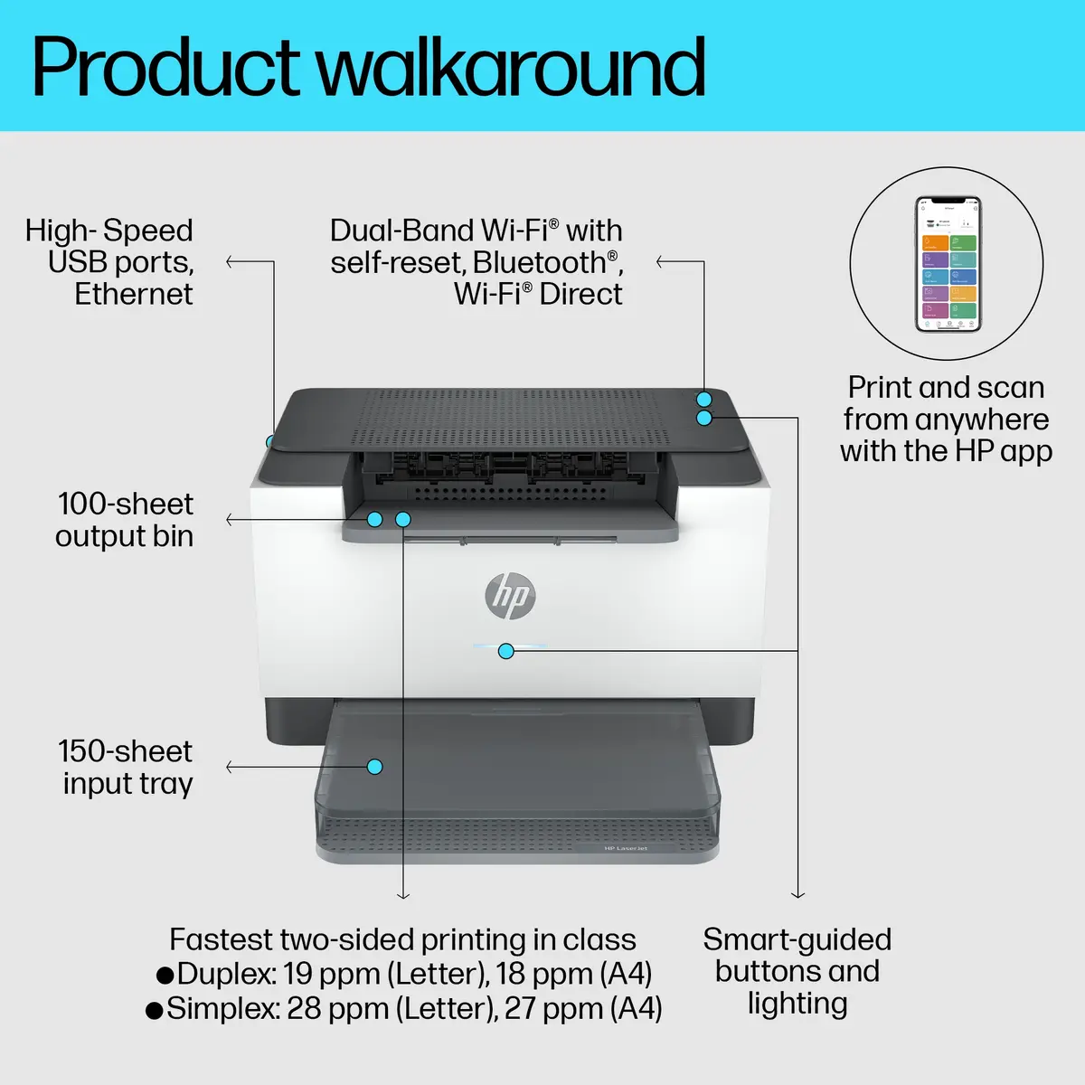 Принтер HP LaserJet M207dw Photo 8