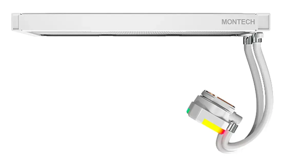 Montech HyperFlow ARGB 360 Liquid CPU Cooler - White Photo 4